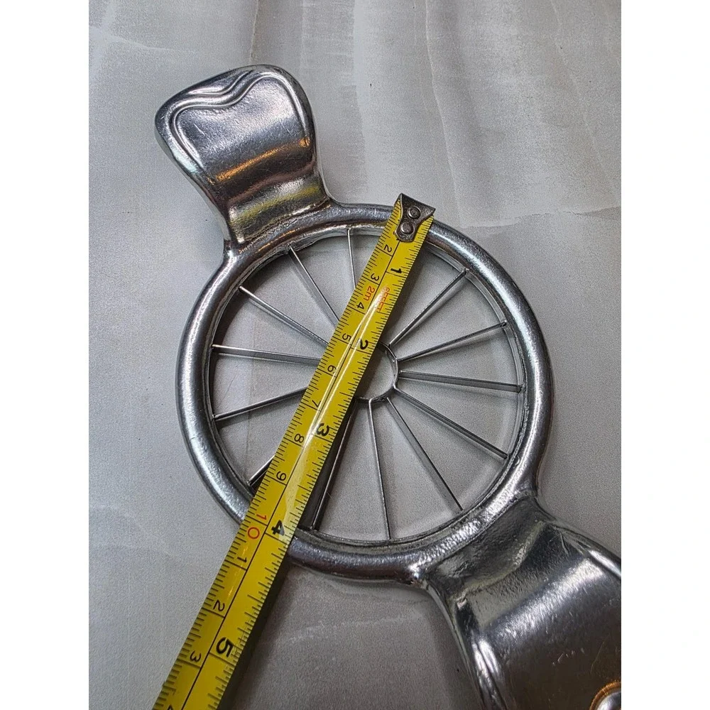 Vintage Wilesco Apfella Apple Slicer Corer West Germany Chrome Metal 12 Slice A6